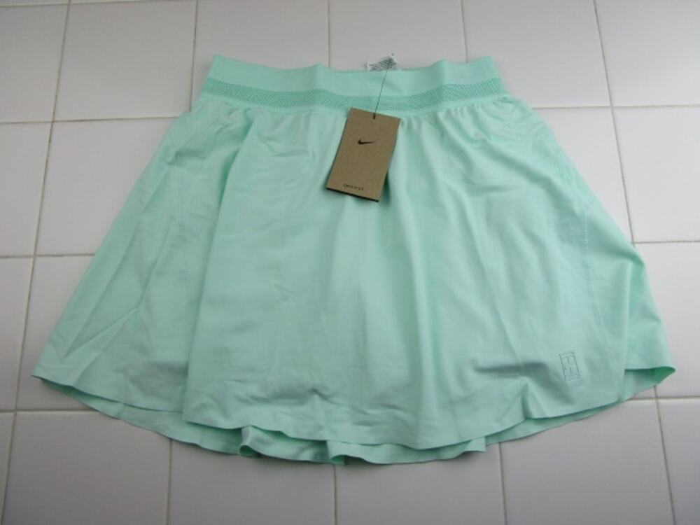 Nike Court Ace Advantage Dri-Fit Tennis Skort Mint Green Womens Small FZ6726-353